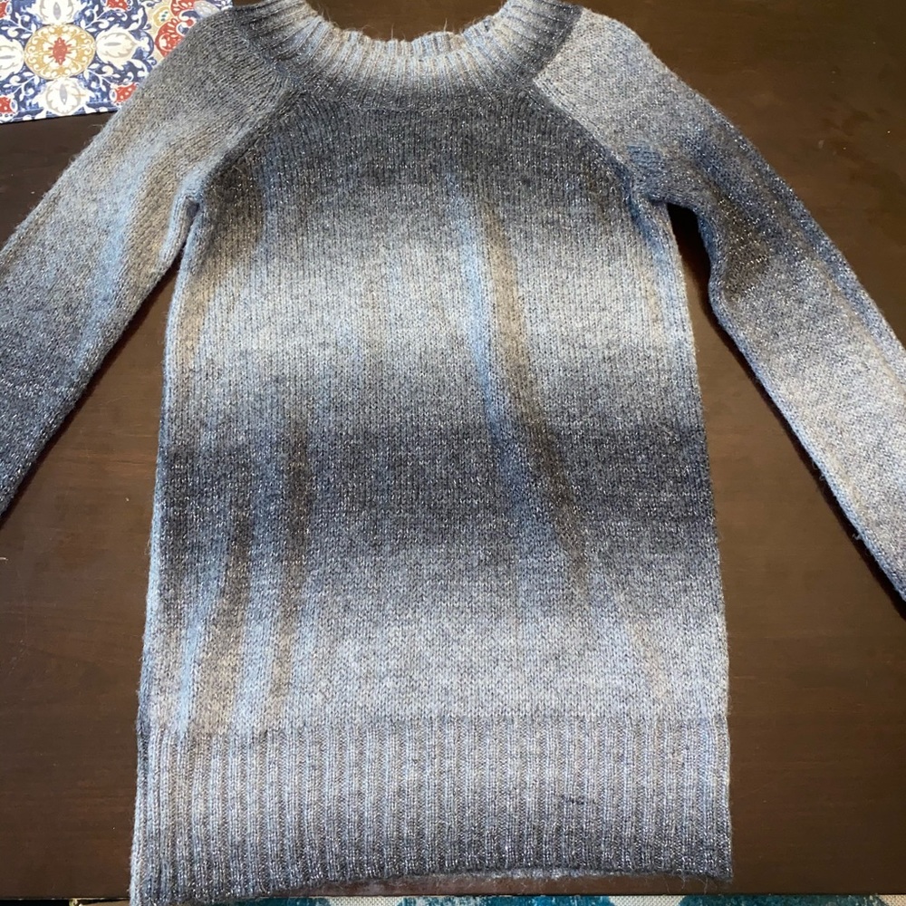 Children’s charcoal grey sweater dress